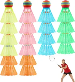 lotki-do-badmintona-x10-lotki-badminton-kolorowe-treningowe-plastikowe