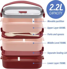 lunch-box-pudelko-na-lunch-3-czesciowe-2200ml-zestaw-sztuccy-czerwony