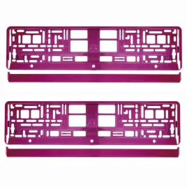 ramka-na-tablice-rejestracyjna-metalizowana-rozowa-zestaw-ramek-2-szt