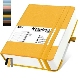 notatnik-a4-360-stron-100-g-m-dziennik-w-linie-twarda-okladka-zolty