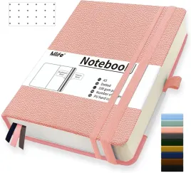 notatnik-a5-360-stron-100-g-m-dziennik-w-kropki-twarda-okladka-zielony