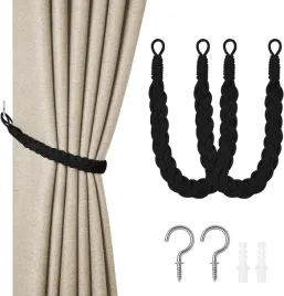 opaski-bawelniane-do-zaslon-czarne-60cm-dekoracyjne-uniwersalne-2-sztuki