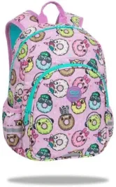 coolpack-toby-maly-plecak-szkolny-happy-donuts-10l-odblaski-gwizdek-szelki