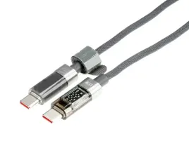 kabel-do-ladowania-i-synchronizacji-100cm-usb-cgreaterusb-c-max-100w-z-lcd-szary