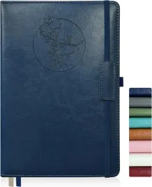 notatnik-a5-256-stron-100-g-m-skorzany-w-linie-twarda-okladka-niebieski