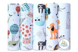 ega-kids-zestaw-pieluszki-tetrowe-wzorzyste-kolorowe-5-szt-70x80-cm