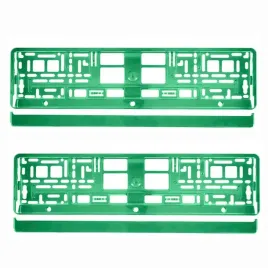 ramka-pod-tablice-rejestracyjna-zielona-metalizowana-zestaw-ramek-2-szt