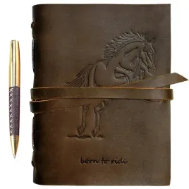 notes-dziennik-skorzany-postarzany-vintage-miekki-20-x-15cm-z-motywem-konia