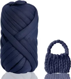 gruba-wloczka-do-rekodziela-wloczka-500g-diy-wloczka-niebieski-przedza