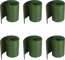6x-tasma-ogrodzeniowa-255-x-19cm-technorattan-zielona-oslona-balkonowa
