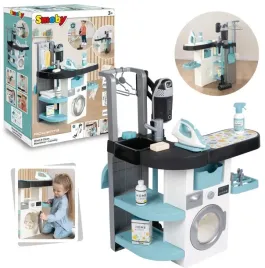 smoby-zestaw-interaktywny-pralnia-odkurzacz-rowenta-zelazko-deska