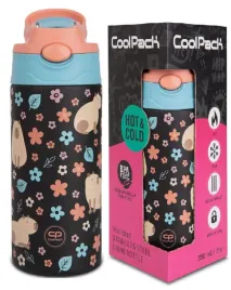 coolpack-termos-bono-ze-skladana-slomka-i-uchwytem-350-ml-kapibara-capybara