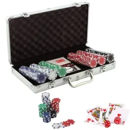 zestaw-do-gry-w-pokera-premium-300szt-zetonow-2-talie-kart-kostki-walizka