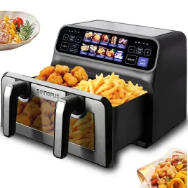 frytkownica-beztluszczowa-dwukomorowa-9l-air-fryer-2200w-10-programow-led