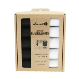 zestaw-nici-do-maszyn-do-szycia-lucznik-blackandwhite-biale-czarne-wytrzymale