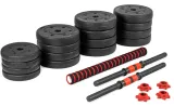 hantle-40kg-2x20kg-cechy-dodatkowe-antyposlizgowy-uchwyt-zaciski-w-zestawie