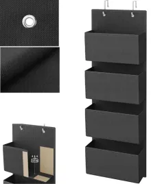 wiszacy-organizer-na-drzwi-4-kieszenie-czarny-335x12x100-do-lazienki