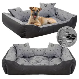 legowisko-dla-psa-poslanie-kanapa-kojec-wodoodporne-kosci-czarne-100x75-cm