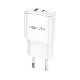 forever-ladowarka-sieciowa-pd-qc-tc-01-20ac-1x-usb-c-1x-usb-20w-biala