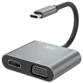 xo-adapter-przejsciowka-hub-4w1-hdmi-usb-c-pd-vga