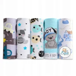 ega-kids-zestaw-miekkie-pieluszki-flanelowe-kolorowe-5-szt-70x80-cm