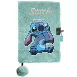 paso-pamietnik-zamykany-na-klodke-pluszowy-notatnik-mietowy-stitch-a5