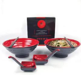 zestaw-ramen-miski-paleczki-lyzki-sosjerki-950ml-czarny-melamina