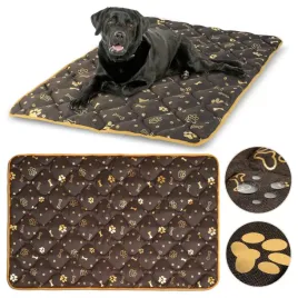 legowisko-dla-psa-mata-poslanie-wodoodporne-kosci-zlote-120x80-cm