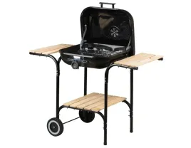 grill-weglowy-ogrodowy-z-pokrywa-metalowe-polki-na-kolkach-przenosny-czarny