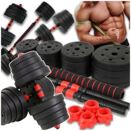 hantle-30kg-2x15kg-sztanga-zestaw-ciezarkow-do-cwiczen-regulowane