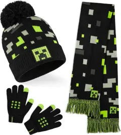 zestaw-zimowy-minecraft-3-w-1-czapka-szalik-rekawiczki-dla-dzieci-creeper
