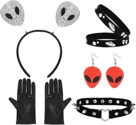 akcesoria-kosmita-opaska-kolczyki-choker-rekawiczki-przebranie-halloween