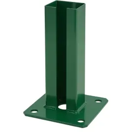 podstawa-slupka-panelowego-stopa-prosta-przykrecana-60x40-zielony