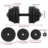 vidaxl-hantle-2x15-kg-model-222
