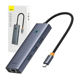 hub-usb-c-4w1-baseus-ultrajoy-3-x-usb-a-3-0-rj45-szary