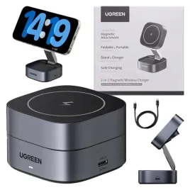 ladowarka-ugreen-w526-indukcyjna-3w1-magsafe-qi-na-telefon-sluchawki