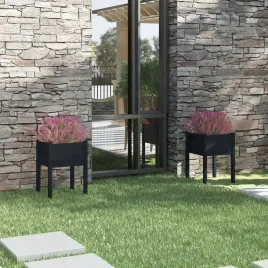 vidaxl-donice-ogrodowe-2-szt-czarne-50x50x70-cm-drewno-sosnowe