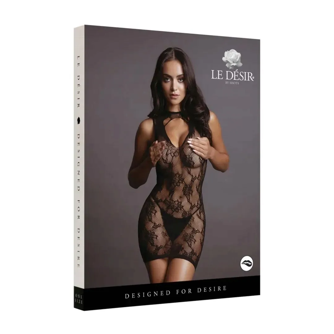 high-neck-lace-mini-dress-one-size