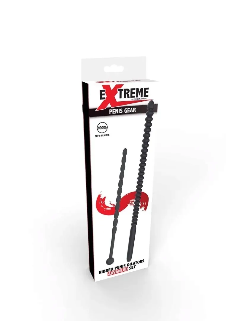 ribbed-penis-dilator-set-2-pcs-black-stan-nowy