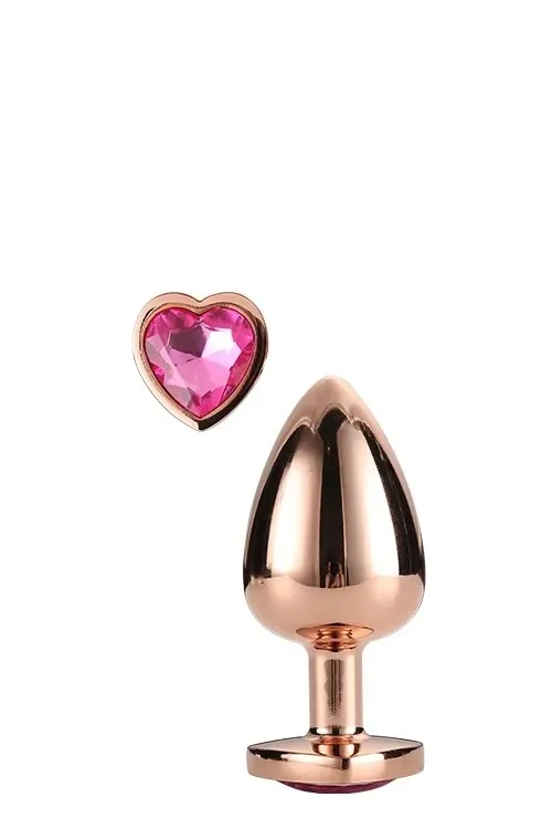 gleaming-love-rose-gold-plug-small