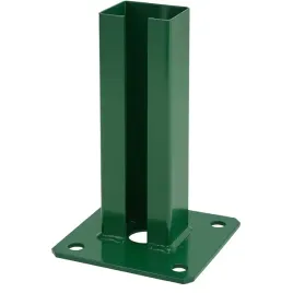 podstawa-slupka-panelowego-stopa-prosta-przykrecana-60x40-zielony