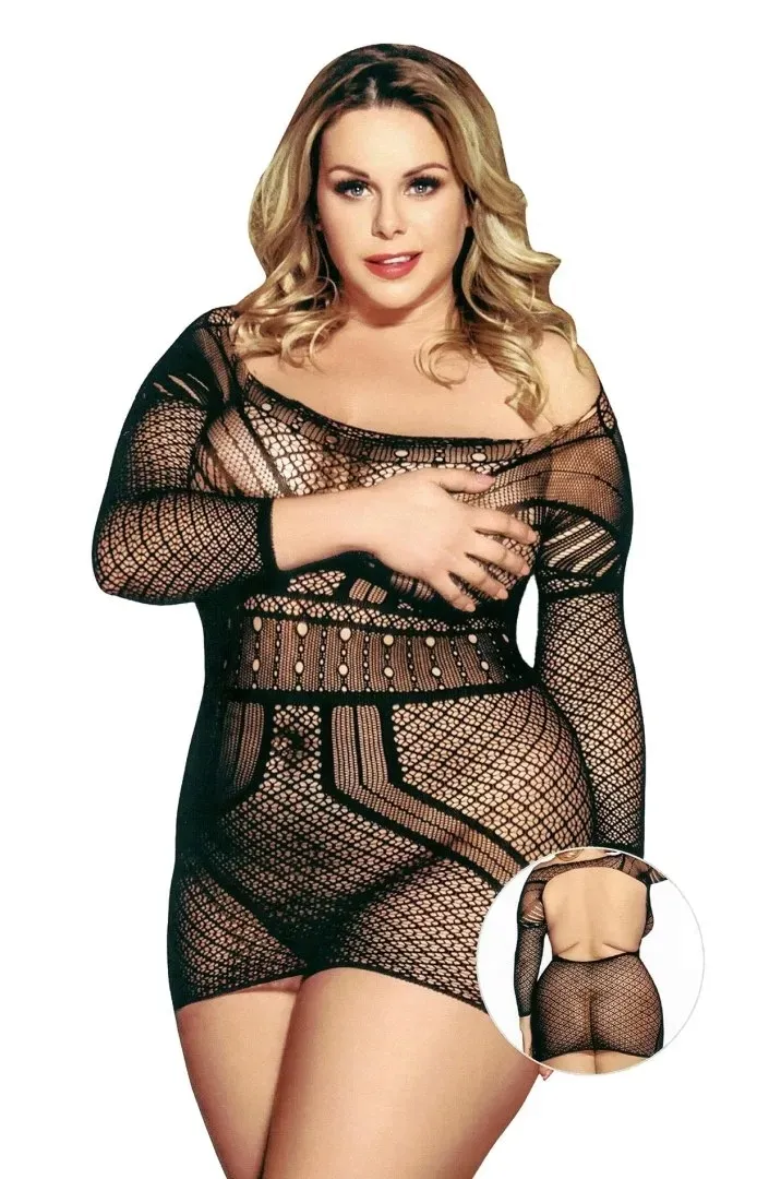 mesh-dress-h3192-black-xl