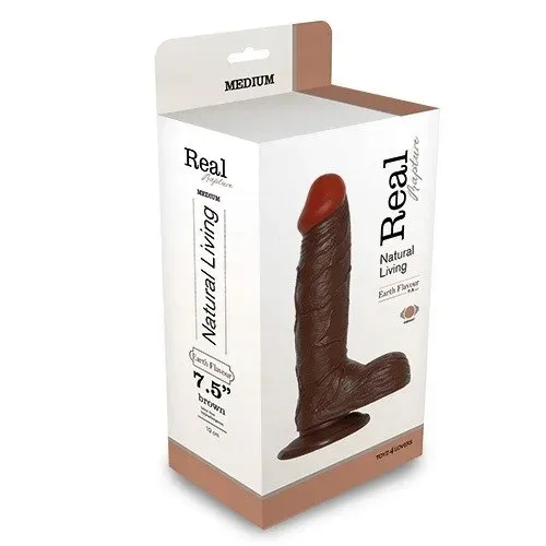 wibrator-realistic-vibrator-real-rapture-brown-7-5
