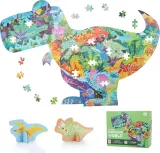 puzzle-295-elementow-dinosaur-world-dinozaury-karty-3d
