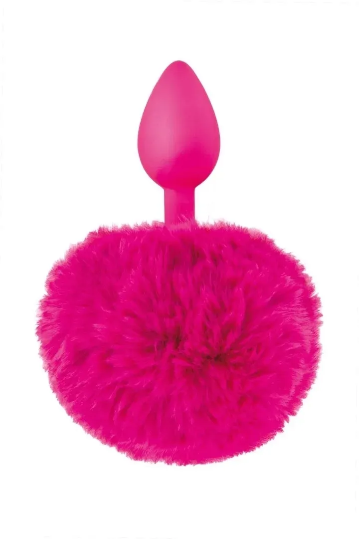 pompom-fuchsia-anal-plug