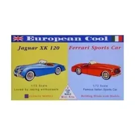 model-plastikowy-samochody-european-cool-jaguar-xk-120-ferrari-250-