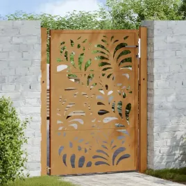 vidaxl-brama-ogrodowa-105x130-cm-stal-nierdzewna-wzor-fali