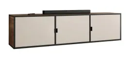 szafka-rtv-luna-3-czarny-uchw-z-frontami-dab-craft-zloty-kaszmir