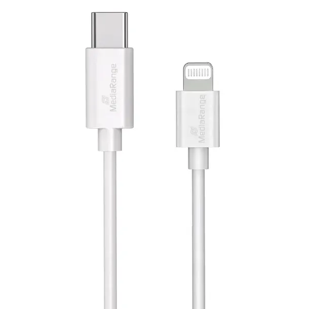 kabel-usb-c-mediarange-apple-lightning-1m-bialy-kolor-bialy