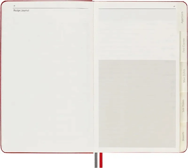 notes-passion-journal-recipe-400-stron-czerwony